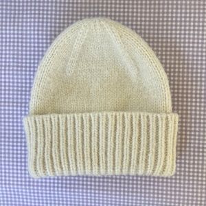 Cream Colored Beanie
